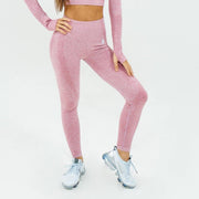 Flex Seamless Leggings|Pink - Fitness Elite