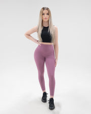 Elite Seamless 7/8 Leggings|Deep Mauve - Fitness Elite