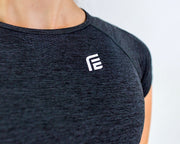 FE-arless Seamless Crop Shirt|Black