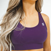 Energy Seamless Top|Amethyst Purple - Fitness Elite