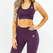 Energy Seamless Top|Amethyst Purple - Fitness Elite