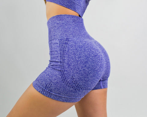 Flex Seamless Shorts|Purple