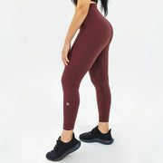 Elite Seamless 7/8 Leggings|Plum - Fitness Elite