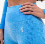 Flex Seamless Leggings|Blue - Fitness Elite