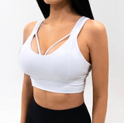 WILD Fierce Seamless Sports Bra|White